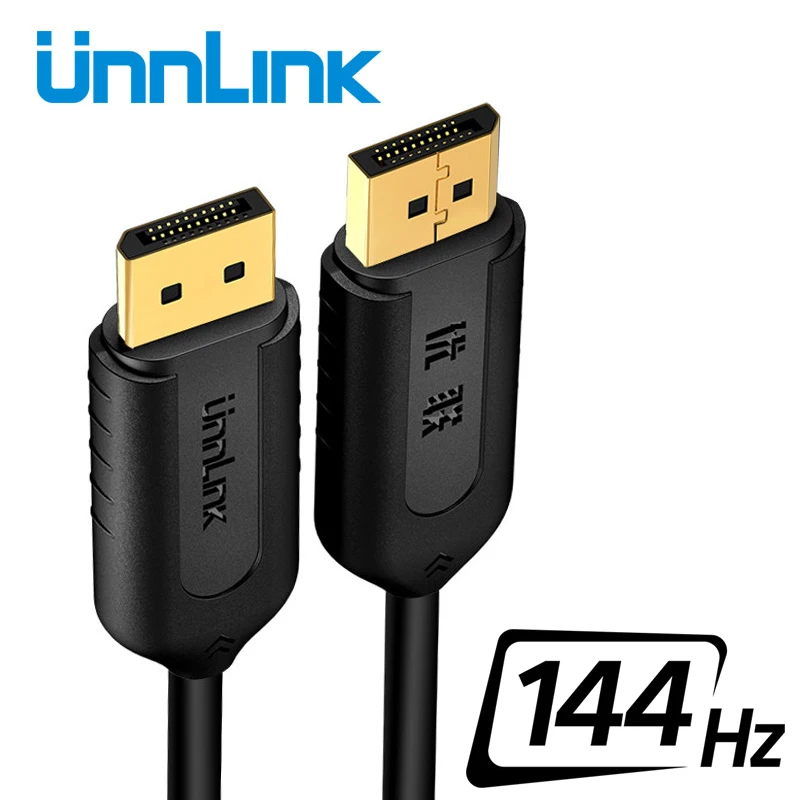 Unnlink порт дисплея 1 2 кабель 4K 60 Гц 2K 144 DP 5 м фотоадаптер для ПК монитора графической