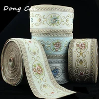 9cm wide 10yards curtain ribbon embroidery lace handmade tablecloth pillow sofa home textile accessories lace trims ribbon lace