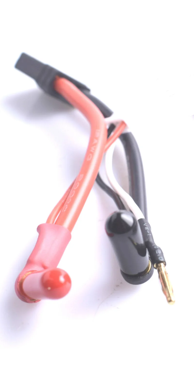 Hardcase Lipo жгут 2S JST XH баланс XT60 Tamiya Deans EC3 EC5HXT Traxxas штекер на 90 градусов 4,0 мм Цилиндрический разъем с крышкой - Цвет: 1 Pcs Trx to 4.0mm