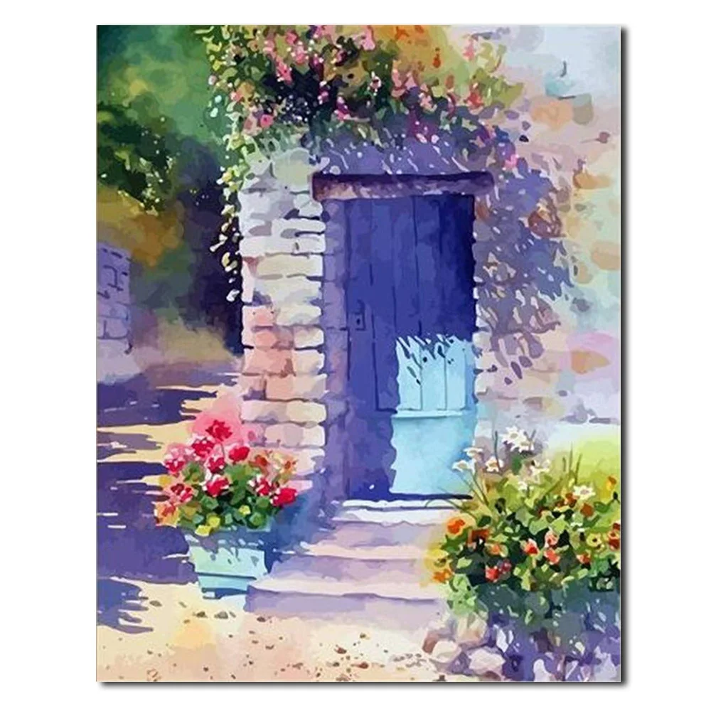 Набор для рисования по номерам на холсте Цветы 40 х50 см|Рисование и каллиграфия| |