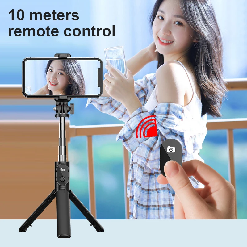 

4.2 Bluetooth Wireless Selfie Stick Foldable Tripod Extendable Monopod Remote Shutter For IOS Android Mobile Phone Holder Stand