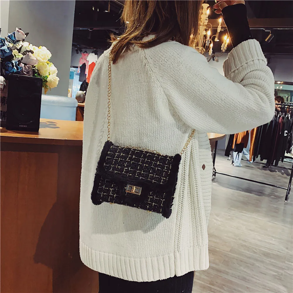 Винтажные клетчатые женские сумки мессенджеры дизайнерские через плечо