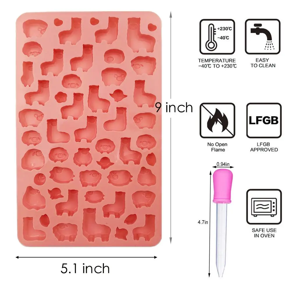 Новая миниатюрная форма для конфет фруктовая силиконовая формочка леденцов Gummy
