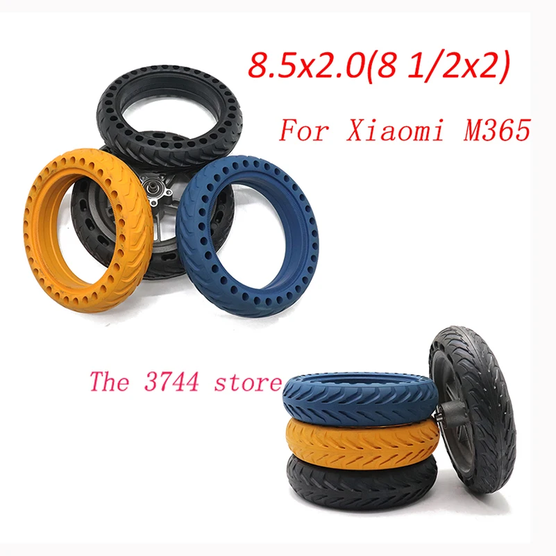 

8 1/2x2 шина для электроскутера Xiaomi M365, шина m365 с твердым отверстием, амортизатор, непневматический, 8,5 дюйма, 8,5x2,0, прочное колесо