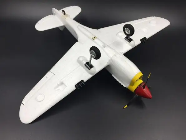 Flyfly 550 мм P40 P 40 EPO Мини RC игрушечный самолет белый комплект бесплатная