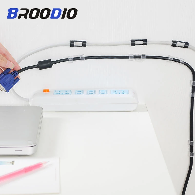 Зажимы для проводов клейкий органайзер рабочего стола и зажимы держатель