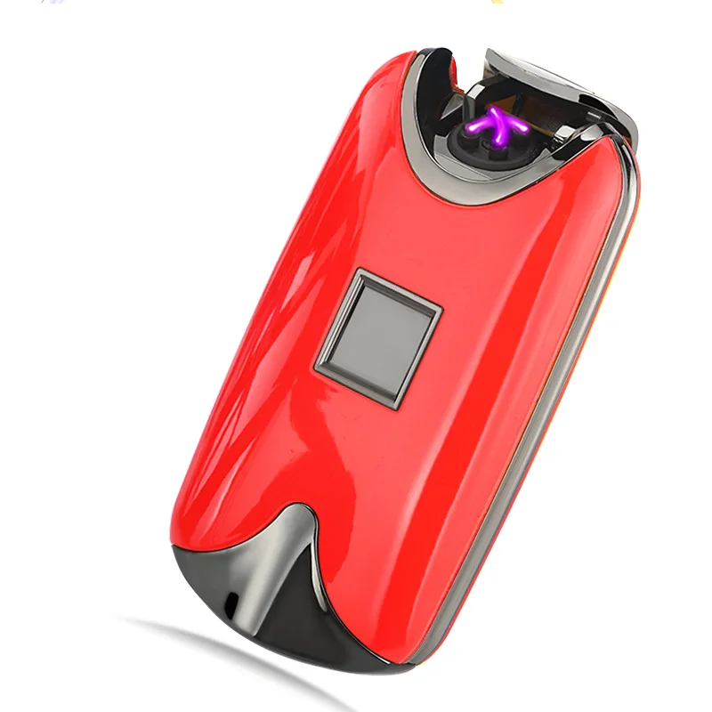 2019 Новая сенсорная перезаряжаемая USB Зажигалка с двойной дугой импульсная
