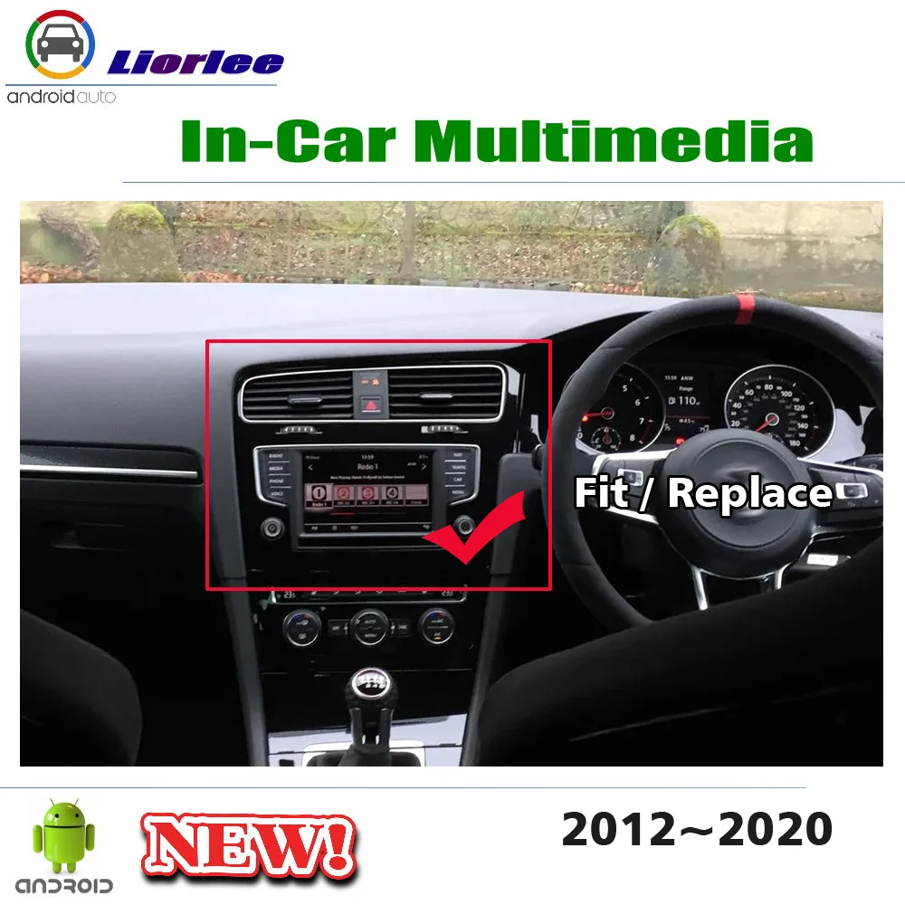 Автомобильный мультимедийный плеер для VW Golf MK7 RHD 2012 ~ 2020 2din Android радио стерео