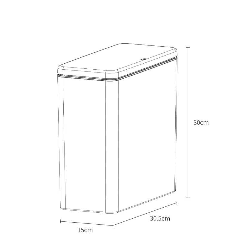 

Nordic Home Trash Can Living Room Kitchen Waste Bin Bathroom Garbage Storage Bucket Pressing Type Lid Trash Bins Office Dustbin