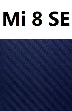 Наклейка для телефона s для Xiaomi mi 8 SE градиентная цветная 3D пленка из углеродного волокна наклейка для Xiaomi mi 8 Lite mi 8 mi 8SE защита для задней панели - Цвет: Mi8 SE- purple