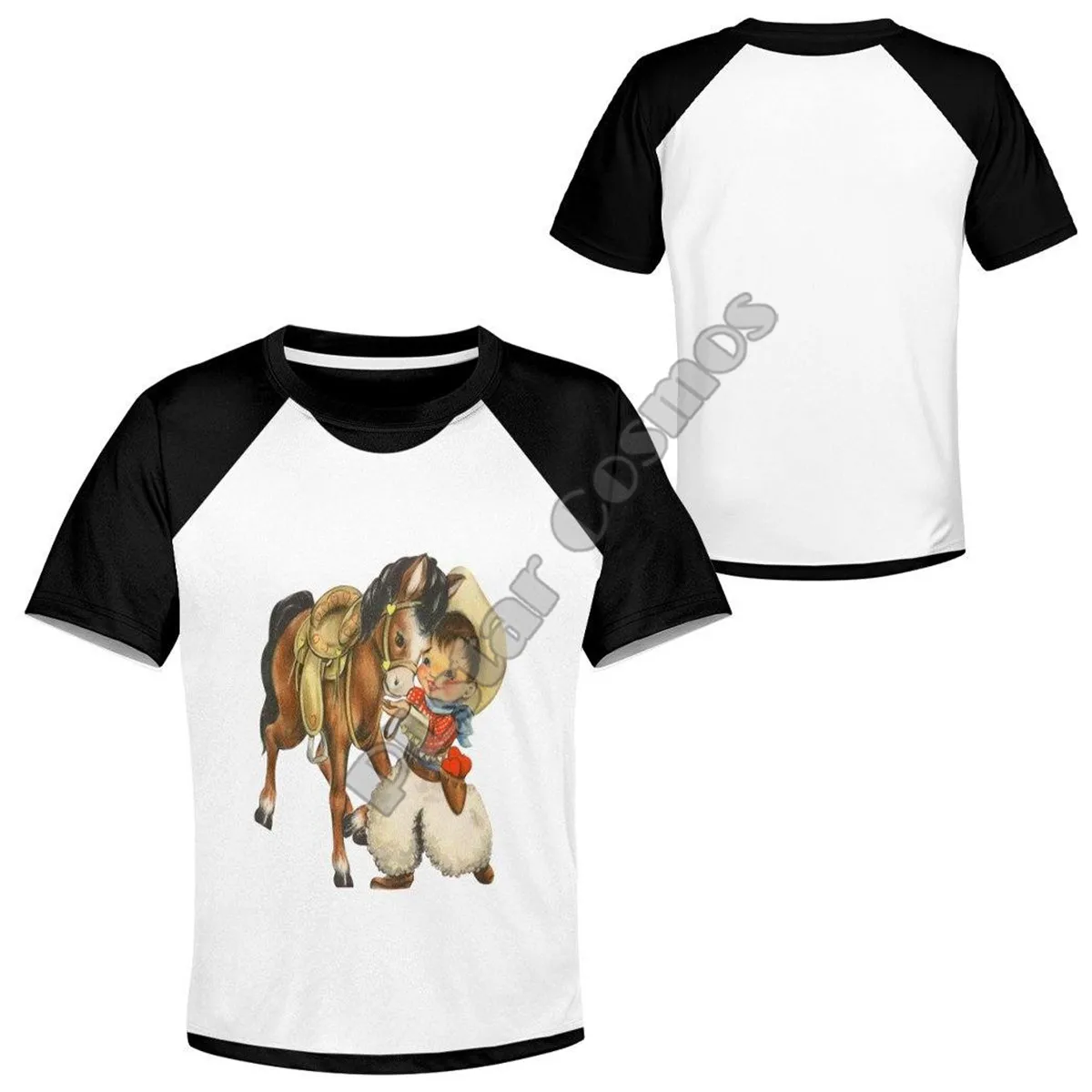 

Cowboy One Piece Bucking Bronco 3d all over printed Hoodies zipper Pullover baby Kids Sweatshirt Tracksuit/family t shirt