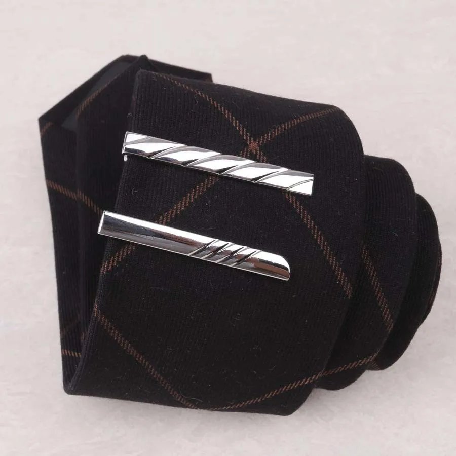 Linbaiway классические металлические зажимы для галстуков костюмы Бизнес