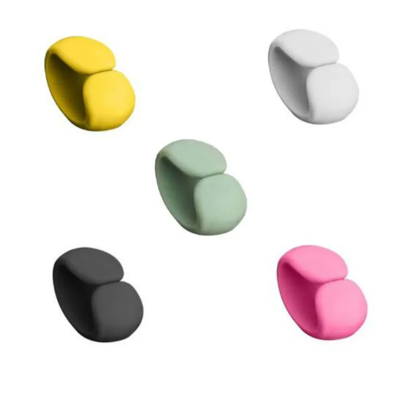 5 шт. однотонная намотка для кабеля органайзер настольный набор держатель