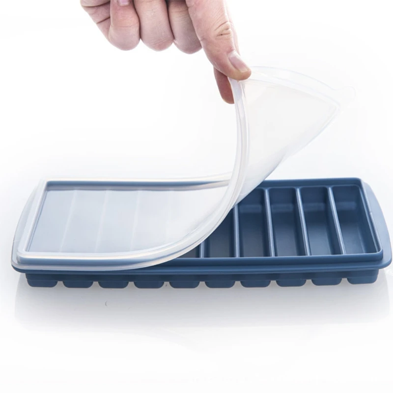 

LXAF 10-Cavities Ice Cube Tray Mould Ice Cubes Silicone Mold Ice Cream Making Mould