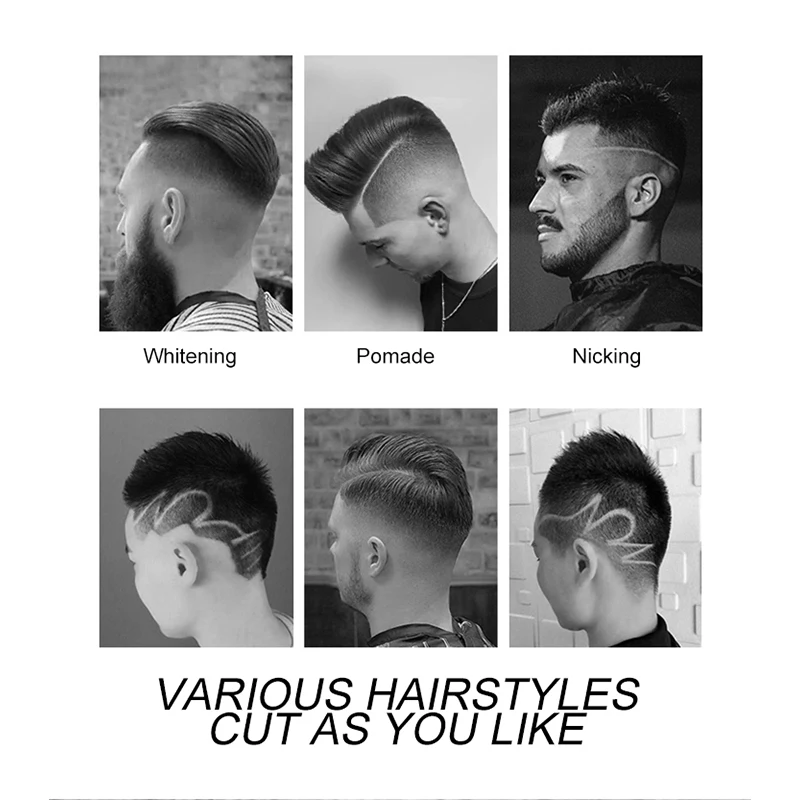 

Professional Hair Trimmer Rechargeable Electric Hair Clipper With LED Screen Cordless Haircut Hair Cutter Machine For Men