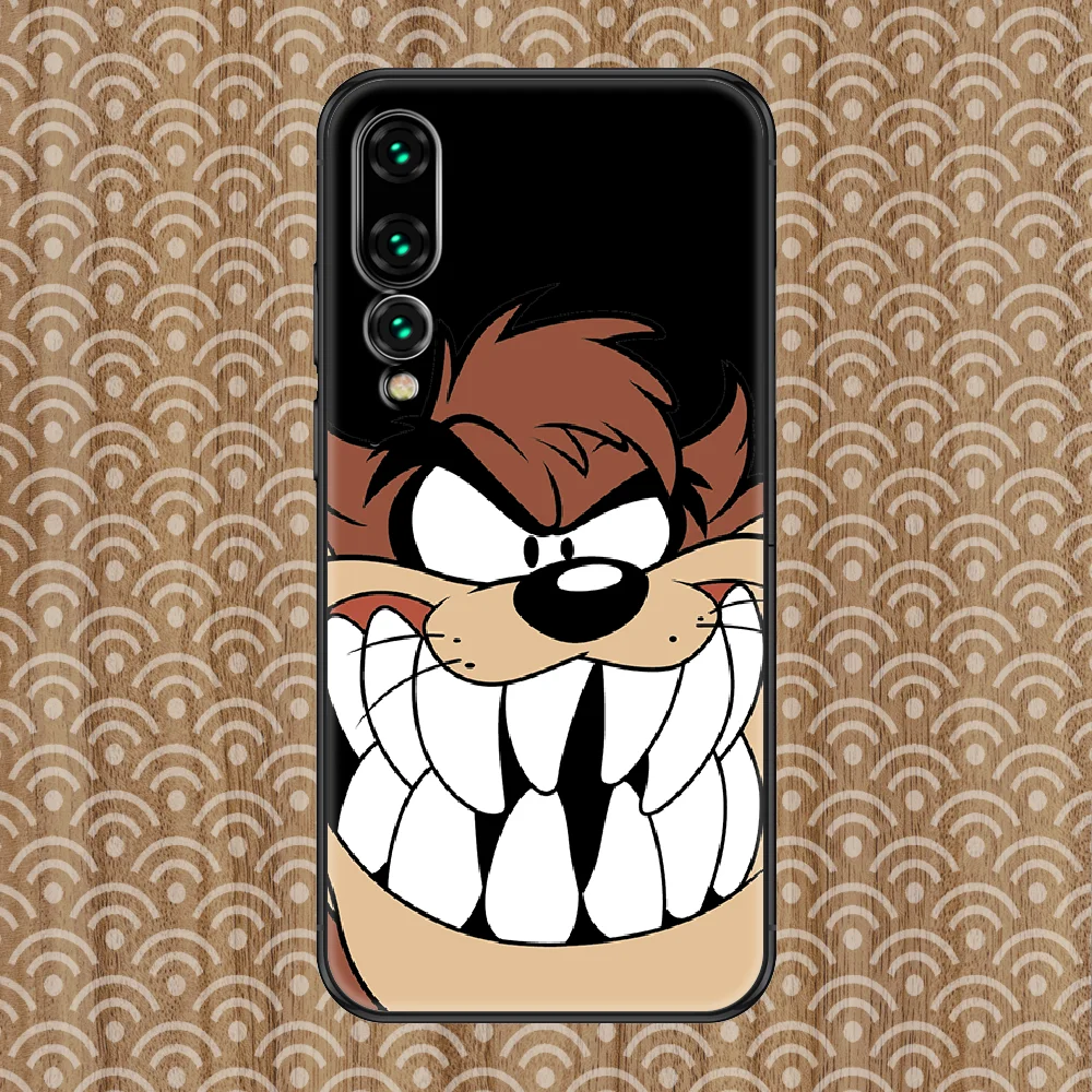 

Bugs Bunny Tasmanian Devil Phone case For Huawei P Mate P10 P20 P30 P40 10 20 Smart Z Pro Lite 2019 black tpu Etui luxury