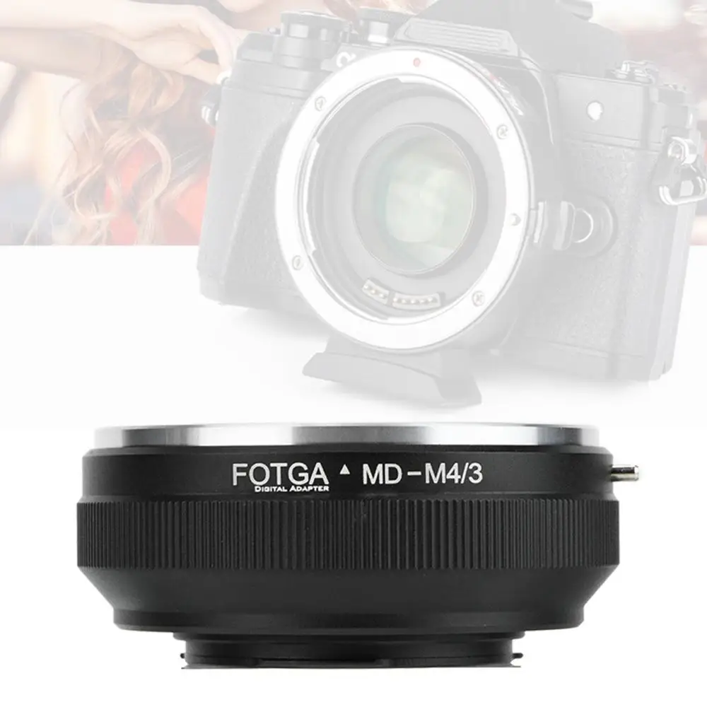 

FOTGA MD-M4/3 Metal Lens Adapter Ring for Minolta MD Lens to Fit for Olympus M4/3 Camera lens holder