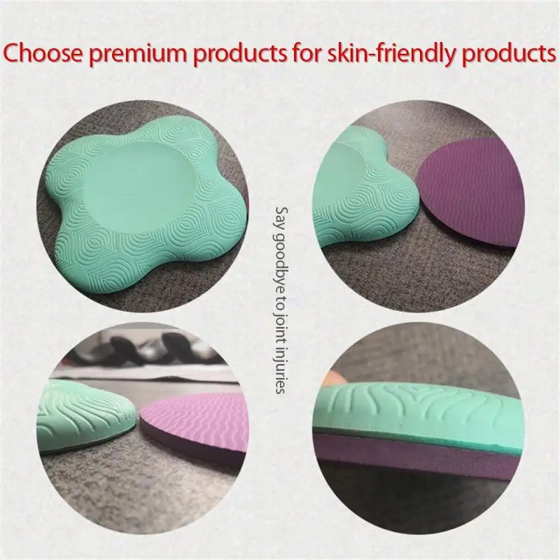 

2021 PU Yoga Knee Pads Cushion Mats Knee Wrist Elbow Protect Pad Sports Fitness Exercise Non Slip Waterproof Mats Body Building
