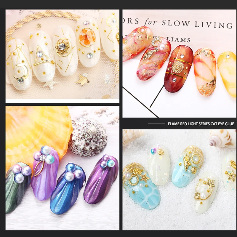 Красочные искусственные камни 3D Искусственные блестки полые шпильки аксессуары