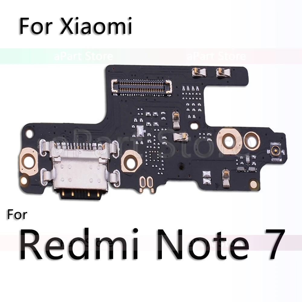 For Redmi Note 7 Для Xiaomi mi Red mi Note 5 5A 6 7 Plus Pro Global USB Дата зарядный порт зарядное устройство док-станция гибкий кабель Замена - Цвет: For Redmi Note 7