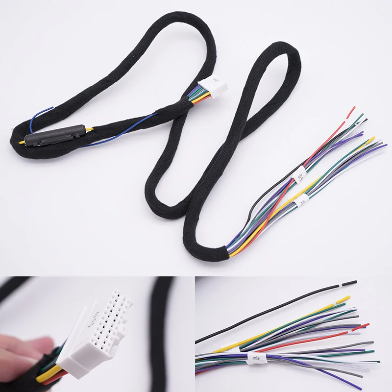 Универсальный кабельный жгут для усилителя DSP специально Toyota Honda Mazda Hyundai Kia 1 5 m |