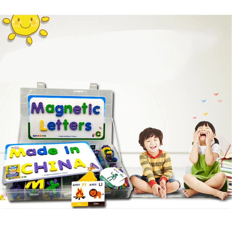 Netic Foam, английские буквы, головоломка, игра, класс, алфавиты, набор, Детская Наклейка, Обучающие орфографические и обучающие игрушки от AliExpress RU&CIS NEW