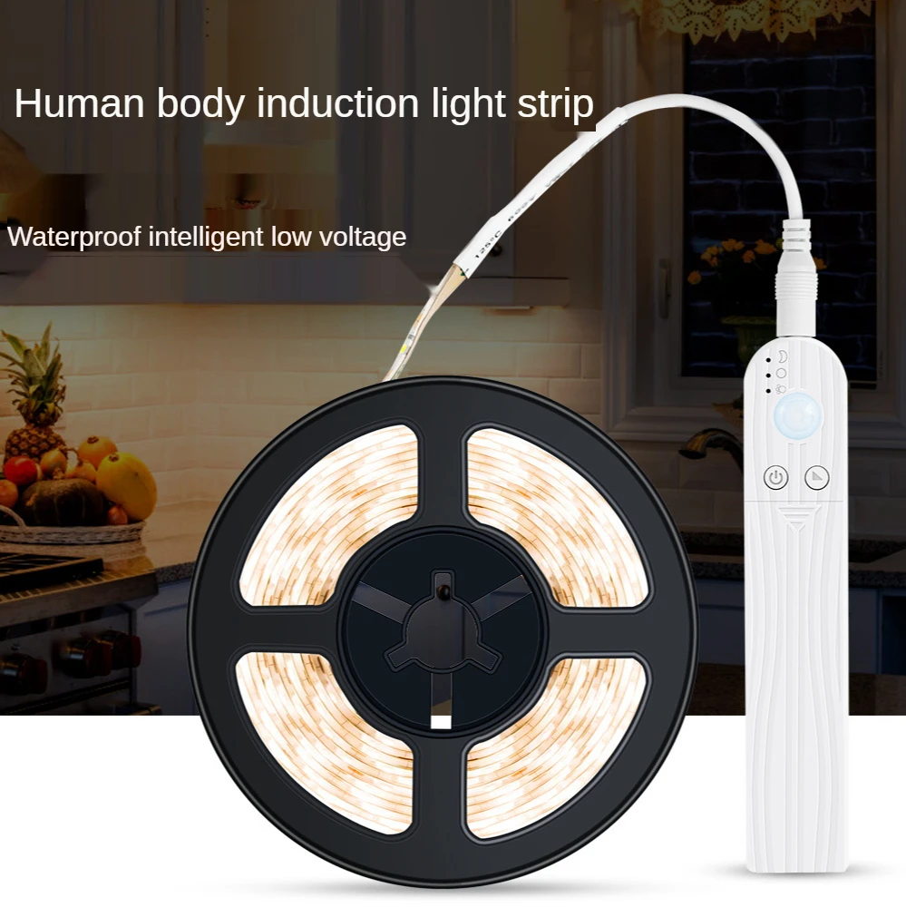 

Светодиодные световые полосы человеческого тела, Индукционная светильник вая полоса с батарейным отсеком, шкаф, спальня, ночсветильник, св...