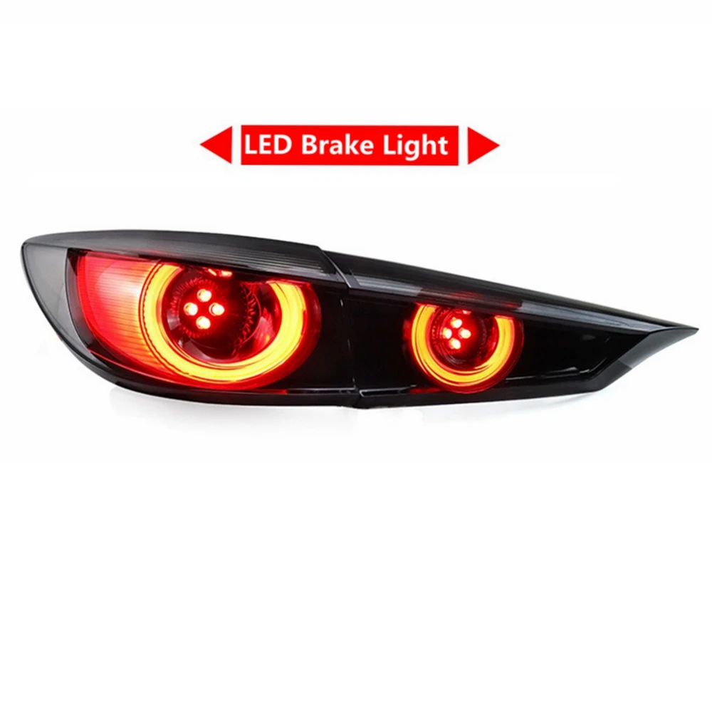 Rear Running Light + Brake Reverse Dynamic Turn Signal Car LED Tail Taillight For Mazda 3 Axela Sedan 2014-2018 | Автомобили и