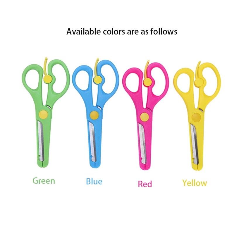 

1Pc A Variety of Colors Optional Student Scissors 13.5cm Length Children's Scissors DIY Handmade Art Stationery