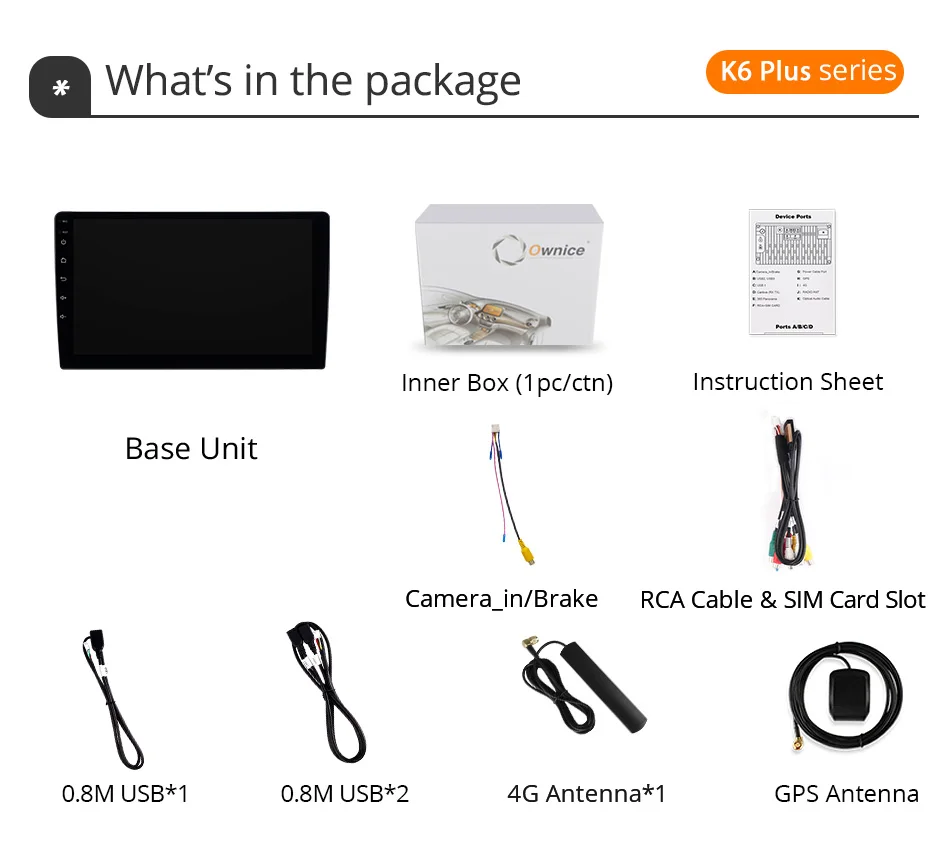 Автомобильный DVD-проигрыватель Ownice 6G ROM 128G RAM Android 10 0 для Toyota Hilux Pick Up AN120 2015 - 2020 4G DSP BT
