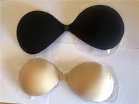 women oem factory silicone adhesive stick on push up gel strapless invisible bra backless