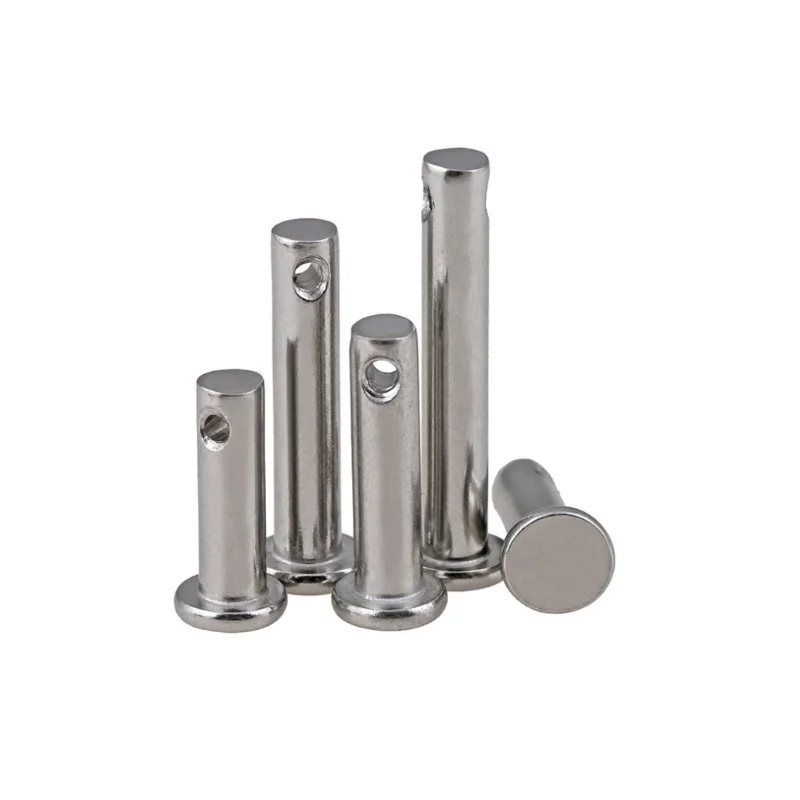 304 из нержавеющей стали с плоской головкой отверстием цилиндрический штифт вала
