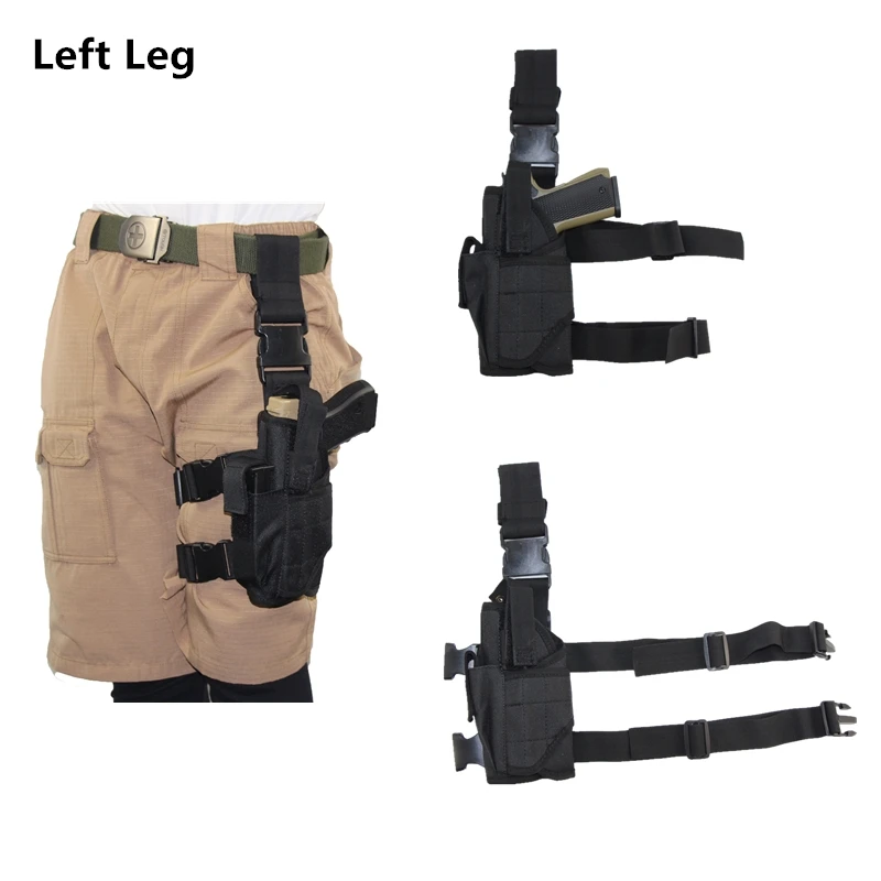 Tactical Hunting Gun Holster for Glock Beretta Sig Airsoft Combat Universal Left Right Drop Leg Thigh Adjustable | Спорт и