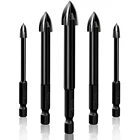 Сверла шестигранные 6 шт. 3456810 мм