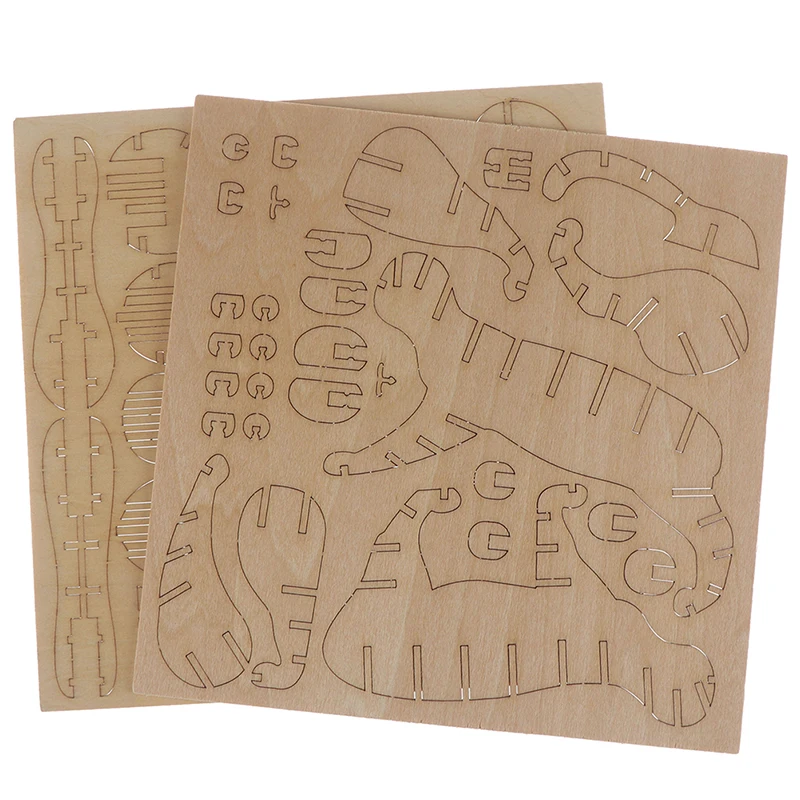 

3D Wooden Puzzle Toy Assembly Model Laser Cutting DIY Animal Toys Wood Craft Kits Desk Decoration for Children Kid