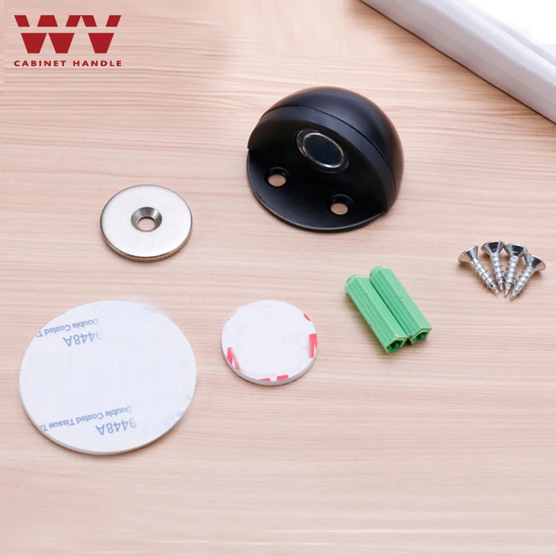 WV не пробивая резиновый дверной стопор стикер скрытый держатель напольный