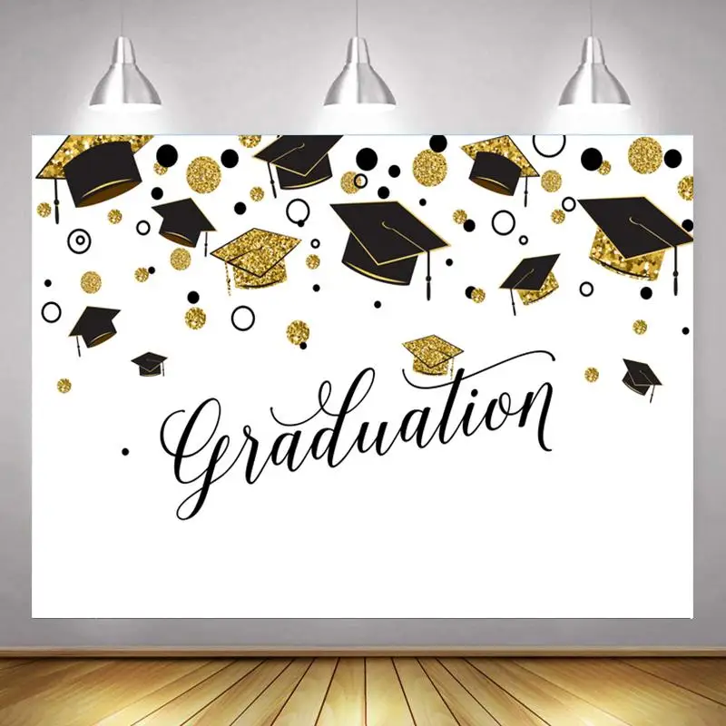 

Черная докторская Кепка, белый фон для студентов, выпускной сезон вечерние украшение для сцены, студийная фотография, специальная фототкан...