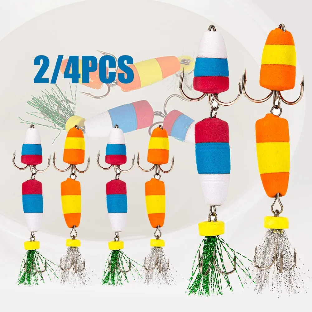 

2/4pcs Fishing Foam Storage Panels Winding Line Bait Hook Lure Fishing Bait Wire Trap Holders EVA Fishing Lure