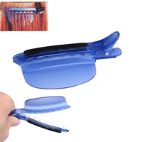 speed separator sectioning clip for hair extension installation 7 tooth blue color