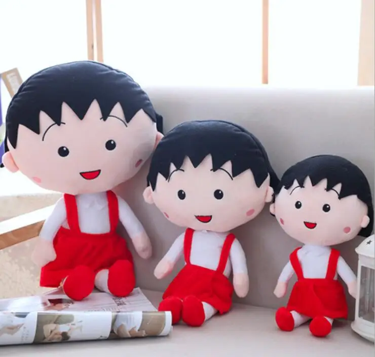 Милая плюшевая игрушка по мотивам мультфильма Chi bi Maruko 30 60 см мягкие игрушки