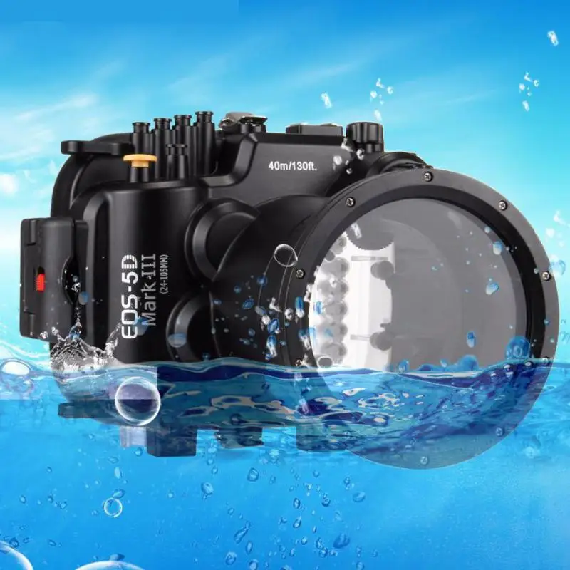 PULUZ 40 м 130ft глубина чехол для подводного плавания Водонепроницаемый Камера Корпус