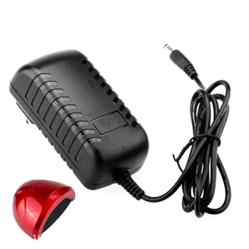 

DC 24V 1.5A Power Supply Adapter Charger 36W US/EU Plug AC 100-240V for UV LED Light Lamp Nail Dryer 5