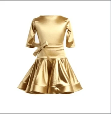 Платье для латинских танцев девочек детский танцевальный костюм детская одежда