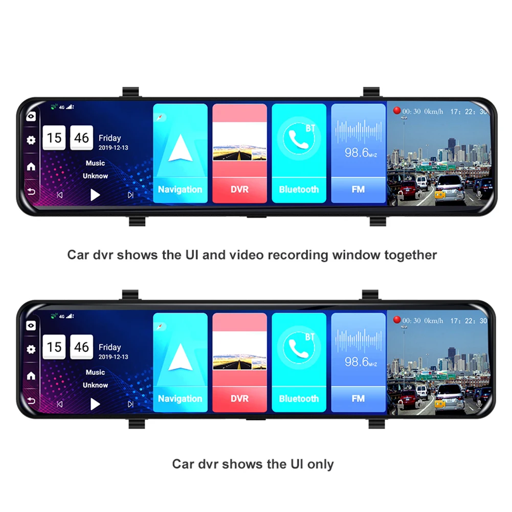Z70 Android 8 1 видеорегистратор 1080P HD 11 88 дюймов 4G ADAS GPS навигация DVR с камерой заднего