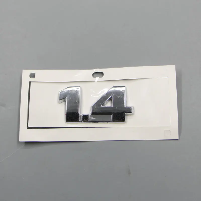 OEM coche trasero la tapa del tronco cromo plata emblema etiqueta insignia logotipo de VW Polo 0 1 4 6 ABS etiqueta|Эмблемы| |