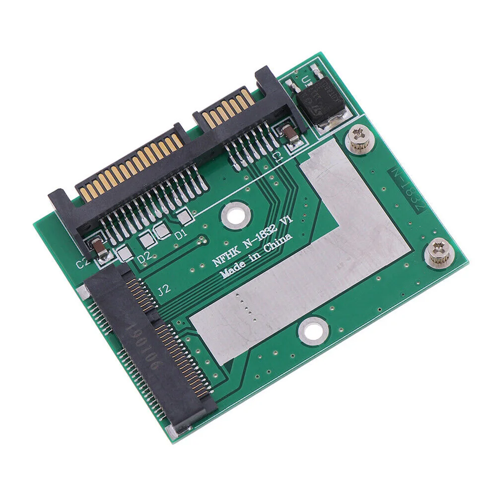 

Conversion Module High Speed Expansion Accessories Stable Computer Electronic MSATA To SATA Add On Adapter Card Replacement Mini