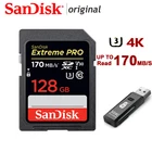 Карта памяти SD SanDisk Extreme PRO, класс 10, 32128 ГБ, класс 10, 256 ГБ, 512 ГБ