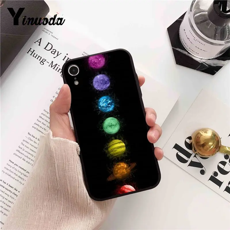 Yinuoda Мандала чакра настаивать Йога силиконовый чехол для телефона iPhone 5 5Sx 6 7 7plus 8