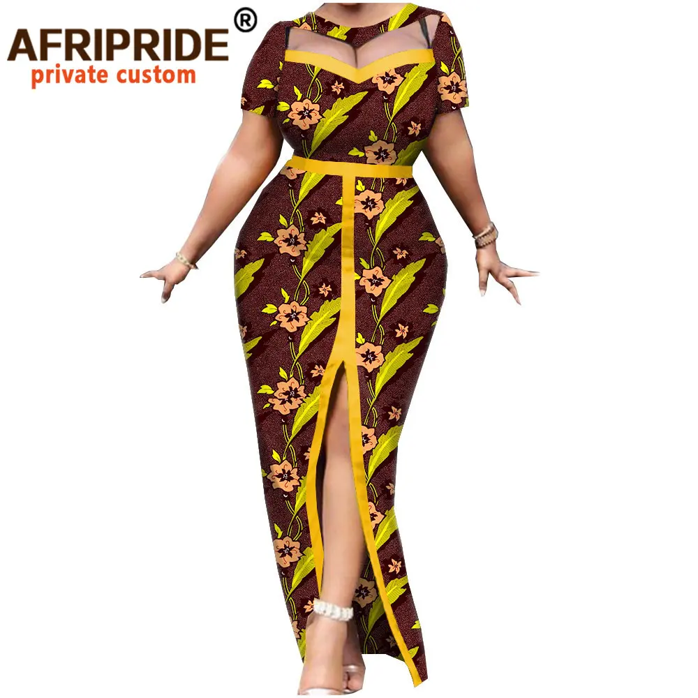 Платье женское с коротким рукавом 100% хлопок до щиколотки|Женские платья| |