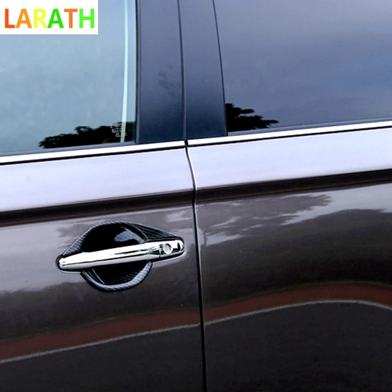 Для Mitsubishi Outlander 2013 2014 2015 2016 2017 4 шт. наружные боковые дверные ручки крышки отделка 3